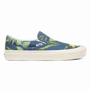 Vans Anaheim Factory Classic 98 DX - Naisten Slip-on kengät - Laivastonsininen